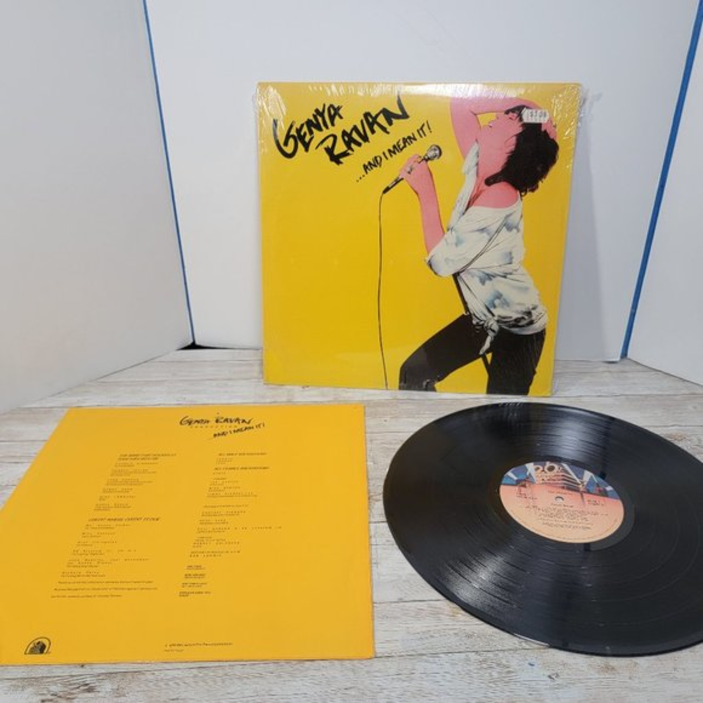 GENYA‎ RAVAN And I Mean It 20th Century Fox T-595 1979 LP Lyric Inner